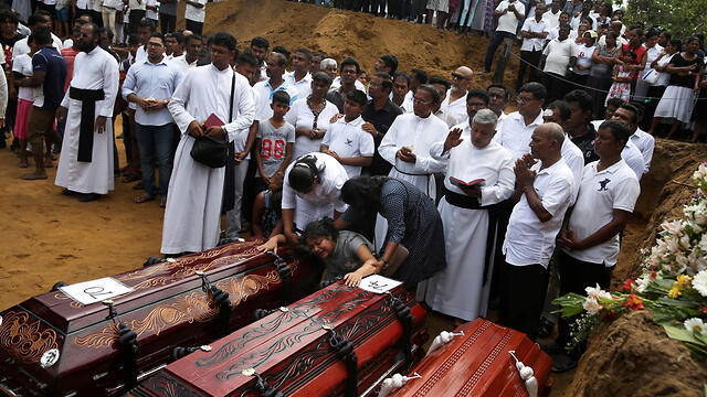 Funeral of the victims killed in Sri Lanka terror attacks