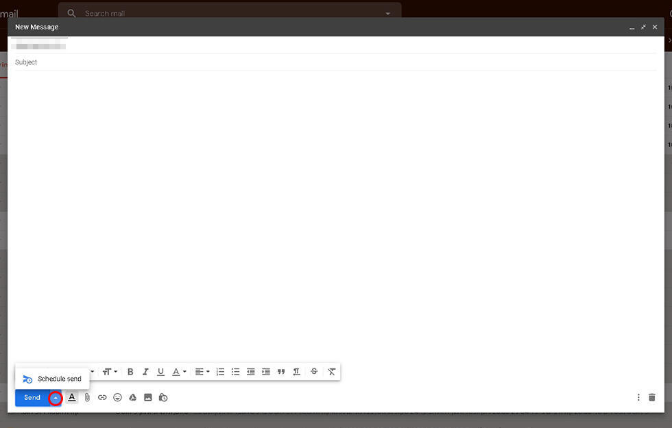 Указания для ивритской версии почты Gmail