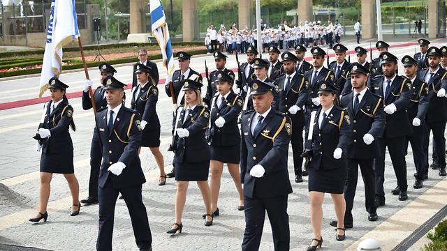 A parade during the opening ceremony of the 21st Knesset