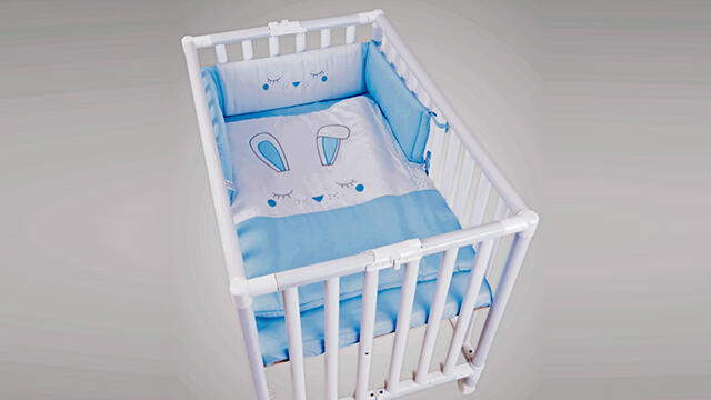 Кроватка "Бейбитек". Фото: Дина Дваш (צילום: דינה דבש) Кроватка "Бейбитек". Фото: Дина Дваш