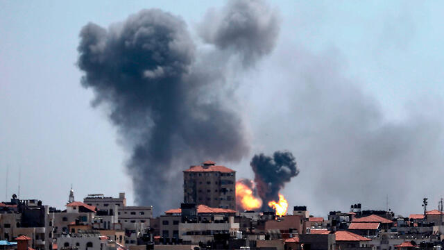 The IDF strikes Gaza