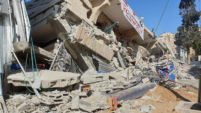 Газа после атаки ВВС ЦАХАЛа. Фото: пресс-служба ЦАХАЛа