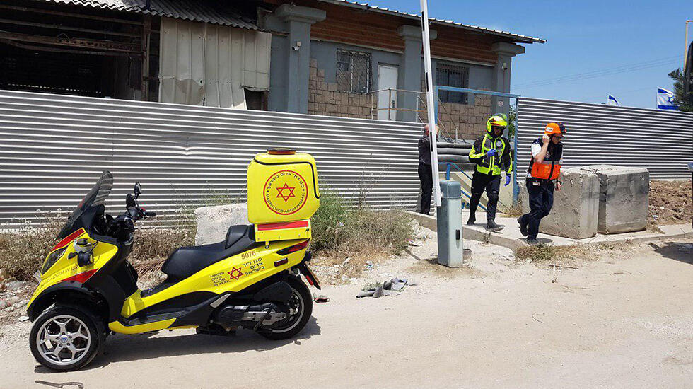 Ашкелон: здесь были ранены рабочиеnullnull Ашкелон: здесь были ранены рабочие