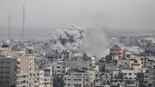 The IDF strikes Gaza