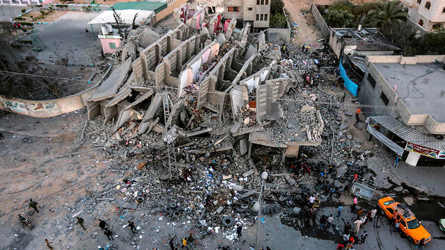  Объект в Газе, разрушенный ударом ВВС ЦАХАЛа. Фото: AFP