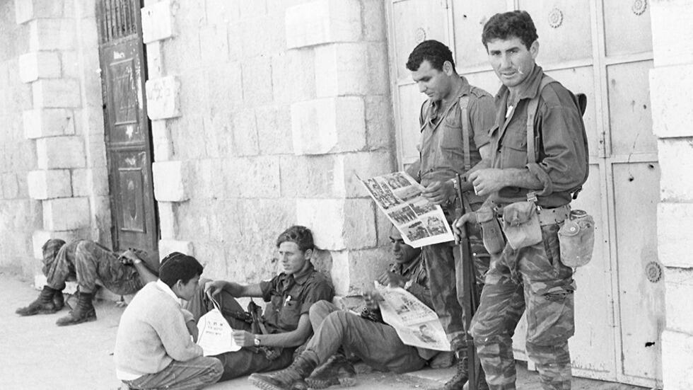 Israeli troops during the Six Day War