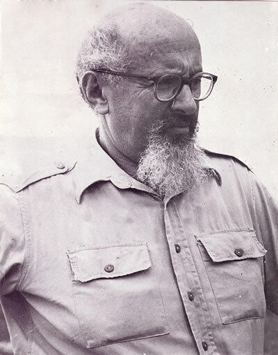 Yitzhak Sadeh, commander of the Palmach and a founder of the IDF