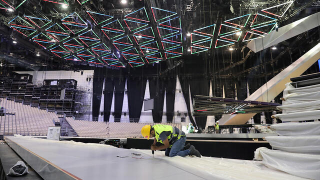 Последние приготовления к Евровидению. Фото: ЕРА (צילום: EPA) Последние приготовления к Евровидению. Фото: ЕРА