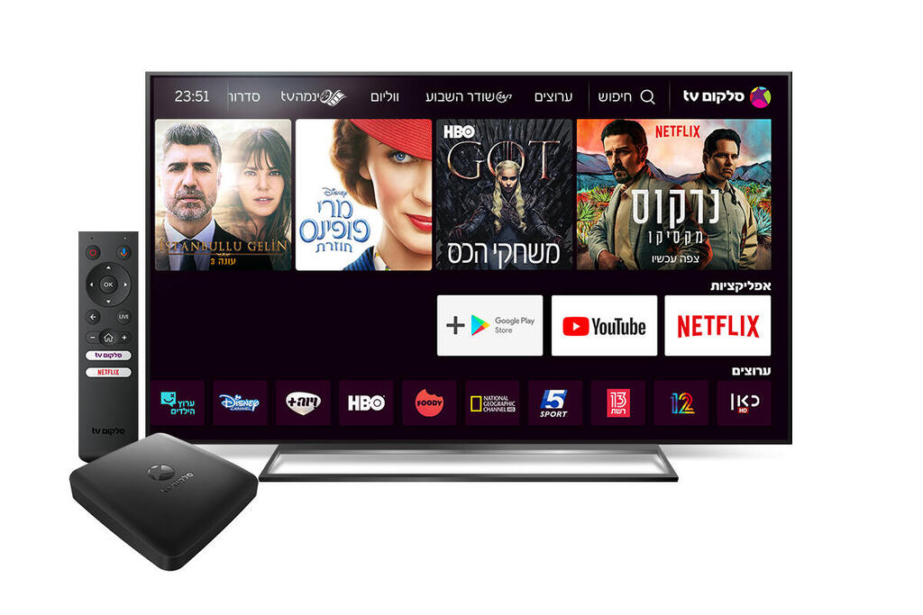 סלקום tv נטפליקס