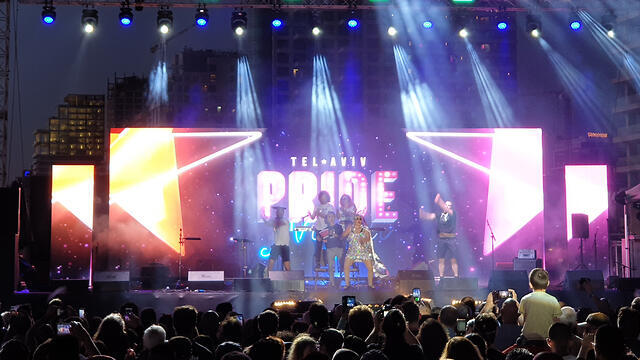 Pride night at the Eurovision Village in Tel Aviv (Photo: Shmulik Davidpur) 