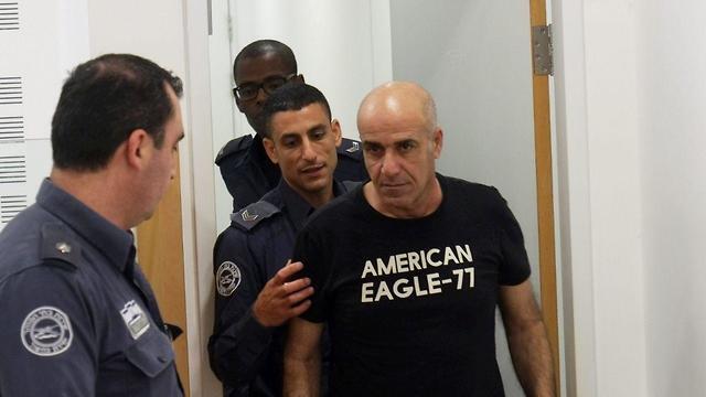 Давид Хаим в окружном суде в Лоде. Фото: Ярив Кац