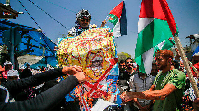 Palestinian protests in Gaza ahead of Nakba Day (Photo: AFP)