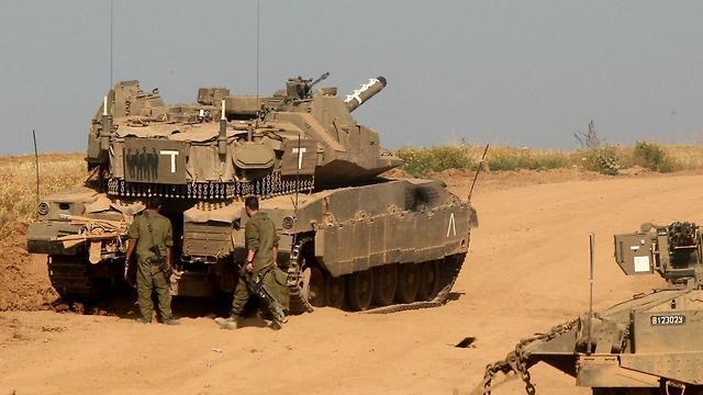 ЦАХАЛ на границе Газы. Фото: Рои Идан