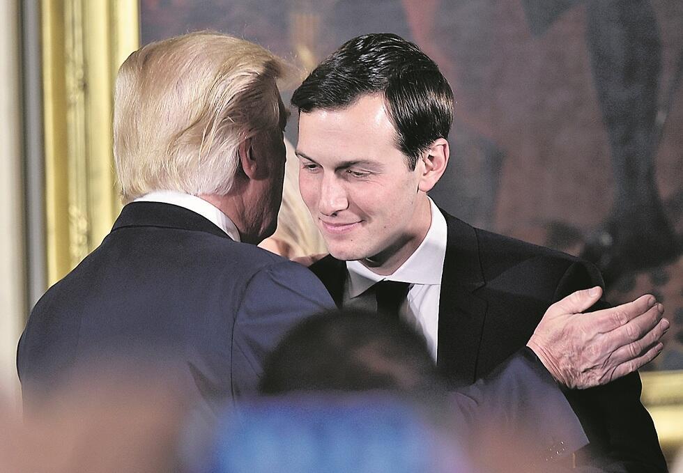 Джерад Кушнер и Дональд Трамп. Фото: AFP