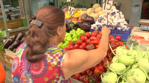 Сладкие перцы на рынке. Фото: Ори Дудкевич (צילום: אורי דוידוביץ' ) Сладкие перцы на рынке. Фото: Ори Дудкевич