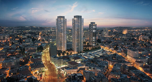  Проект небоскребов в Иерусалиме. Компьютерная графика: 3d vision