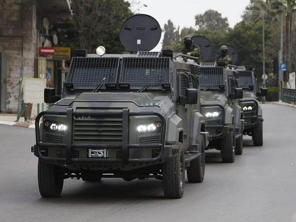 The PA recently received a fleet of armored vehicles from the U.S., with Israeli approvalnullnull The PA recently received a fleet of armored vehicles from the U.S., with Israeli approval