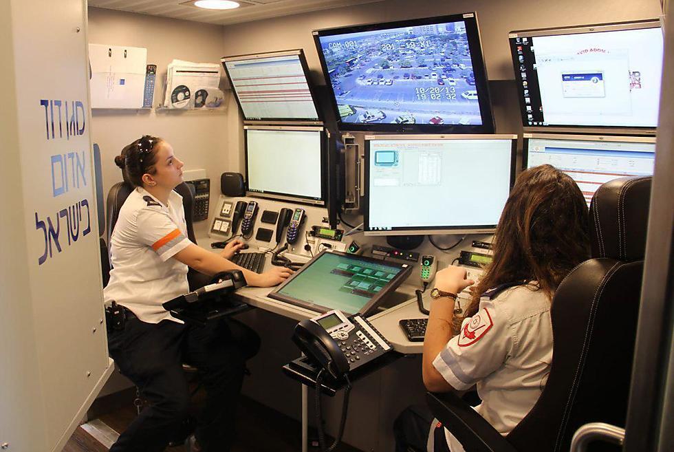 MDA control center (דוברות מד"א) MDA control center