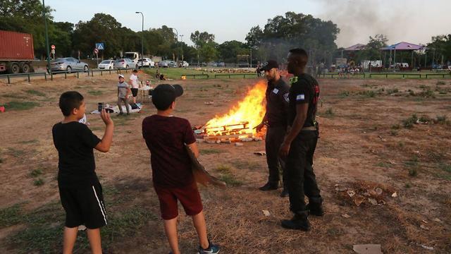 Лаг ба-oмер в Тель-Авиве. Фото: Моти Кимхи