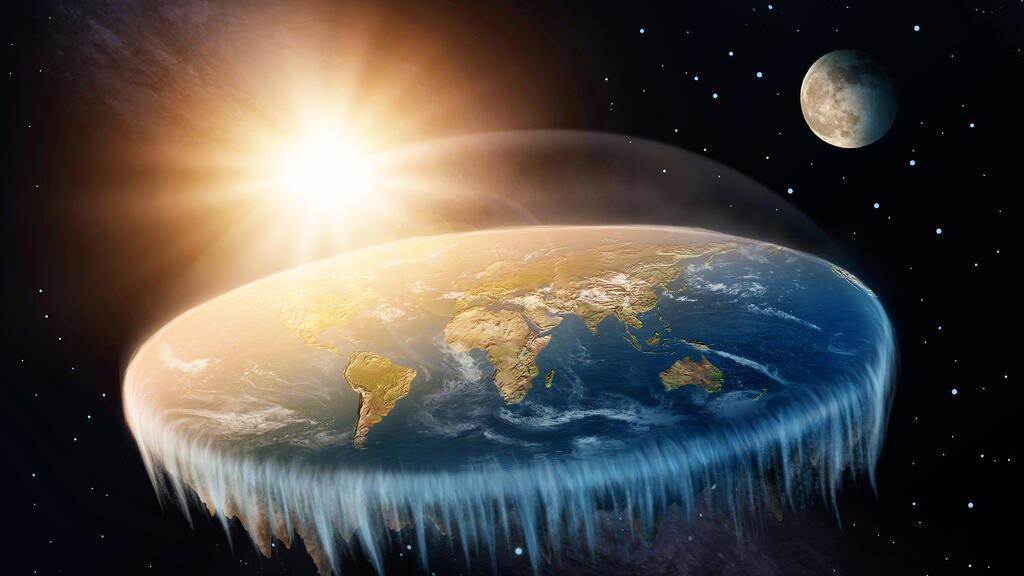 הדמייה של כדור הארץ שטוח