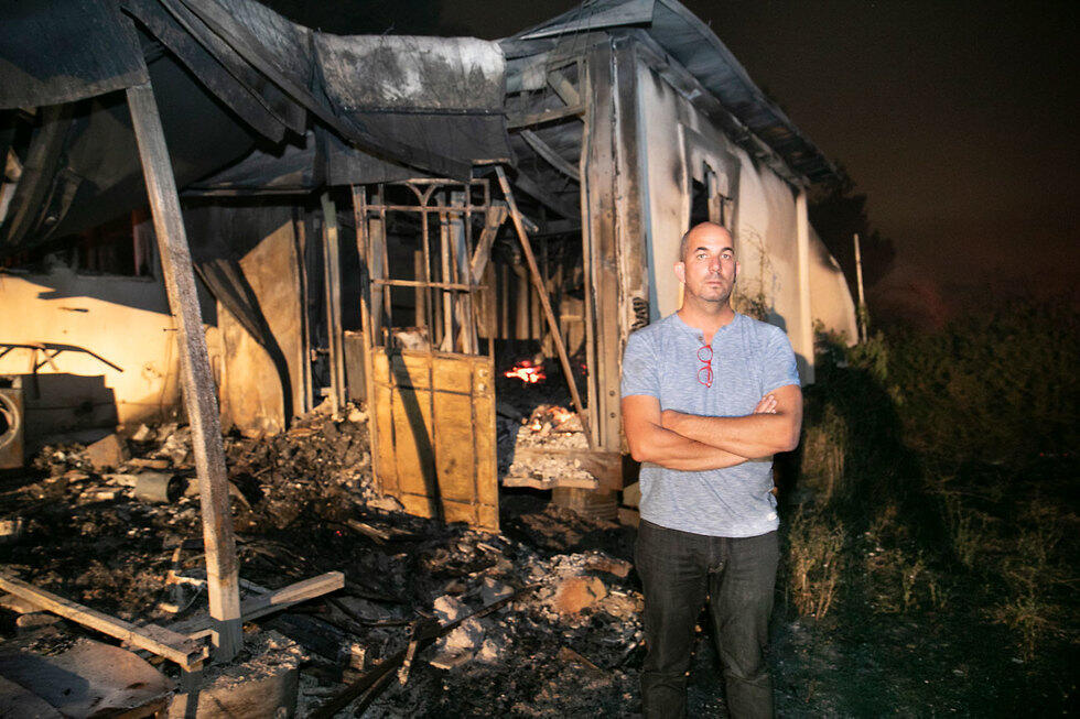 Идои Каспи, житель кибуца Харэль. Фото: Анер Грин (צילום: ענר גרין) Идои Каспи, житель кибуца Харэль. Фото: Анер Грин