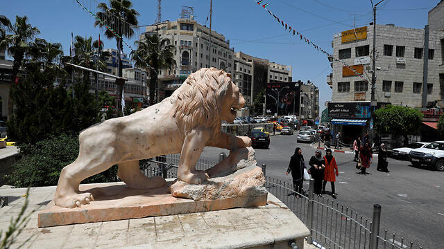 Down Town Ramallah on the West Bank (Photo: Reuters)