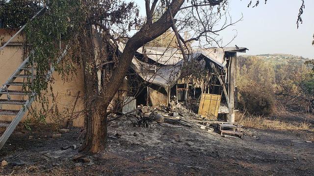Damage in Kibbutz Harel nullnull Damage in Kibbutz Harel