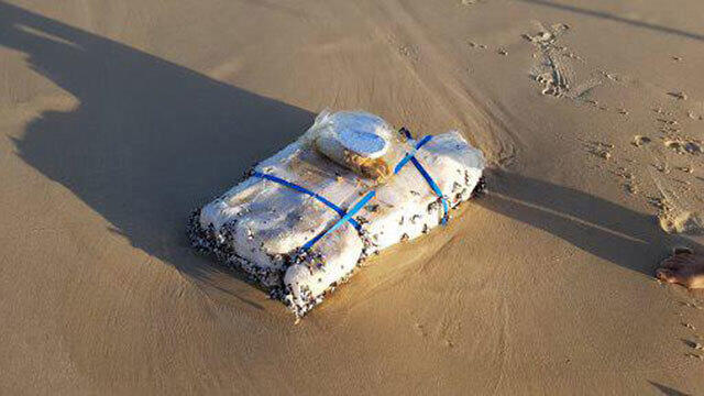 Мешок с гашишем. Фото: полиция