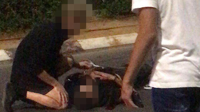 На месте нападения в Ашдодеnullnull На месте нападения в Ашдоде