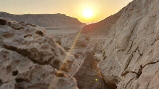 זריחה במסלולי האופניים החדשים בפארק תמנע