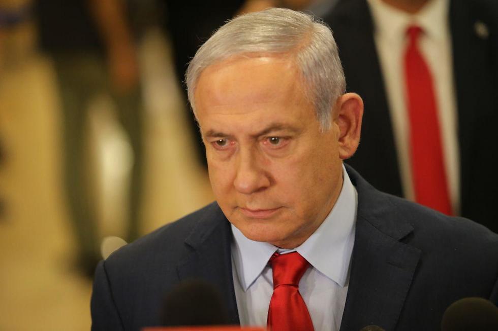 Benjamin Netanyahu after the vote to dissolve the Knesset in May 2019 (Photo: Alex Kolomoisky) (צילום: אלכס קולומויסקי) Benjamin Netanyahu after the vote to dissolve the Knesset in May 2019 (Photo: Alex Kolomoisky)