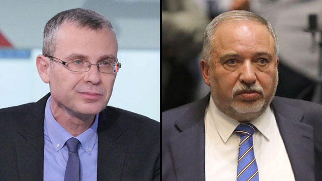 Левин, Либерман. Фото: EPA, Ярон Бреннер