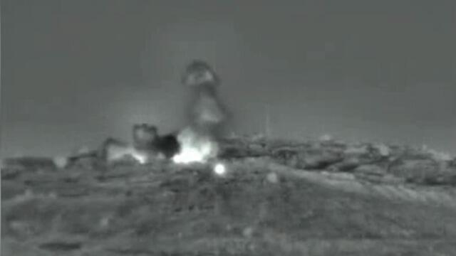 Footage of the strikes released by IDF