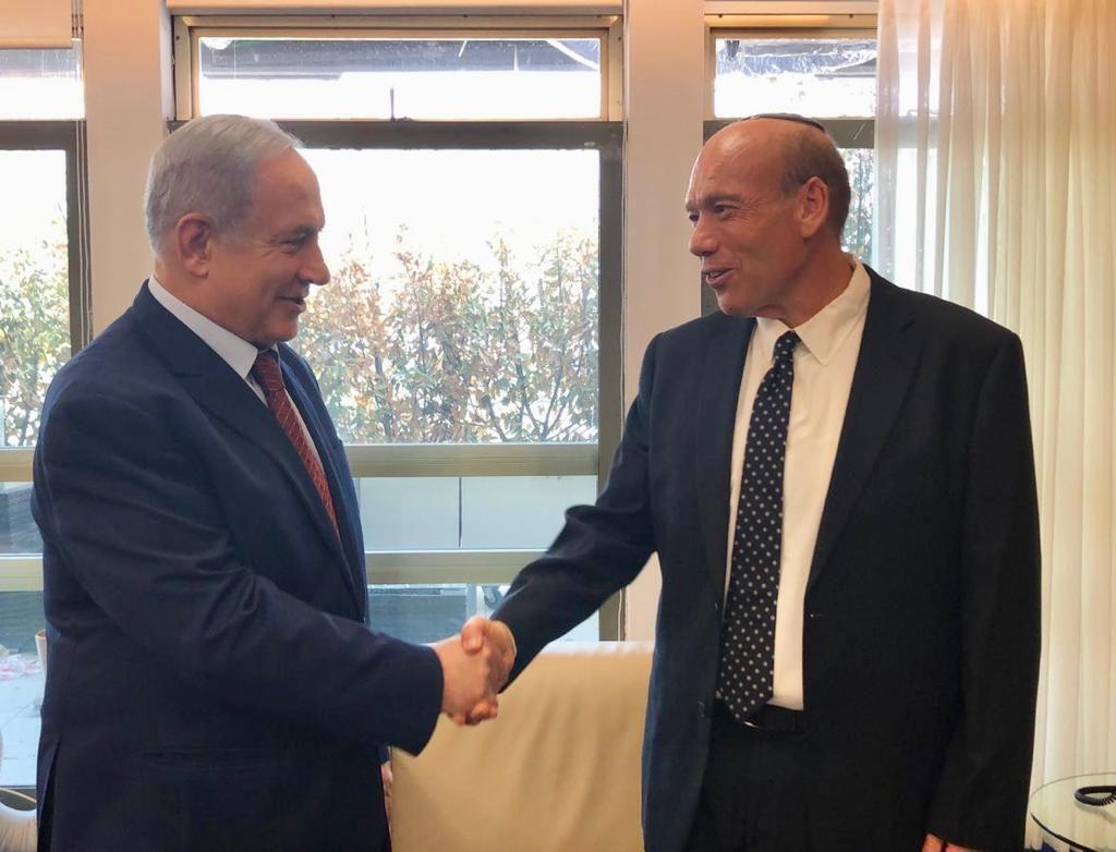 מבקר המדינה הנבחר מתניהו אנגלמן עם ראש הממשלה בנימין נתניהו