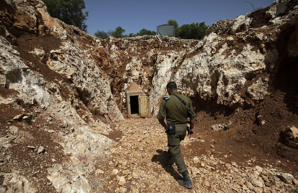 Hezboallah tunnel (Photo: AP) Hezboallah tunnel