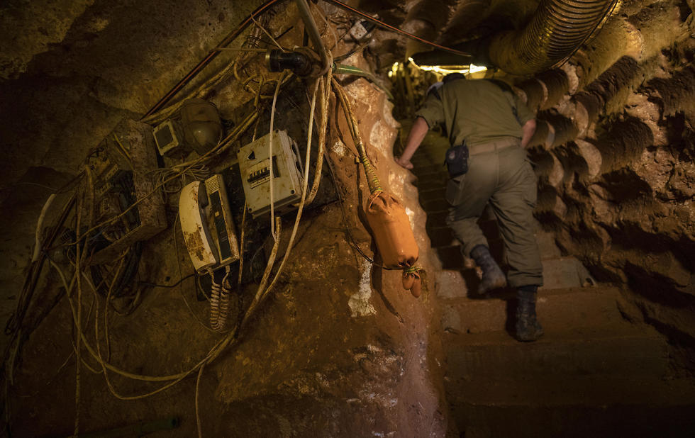 Tunnel with communications equipment (Photo: AP) Tunnel with communications equipment