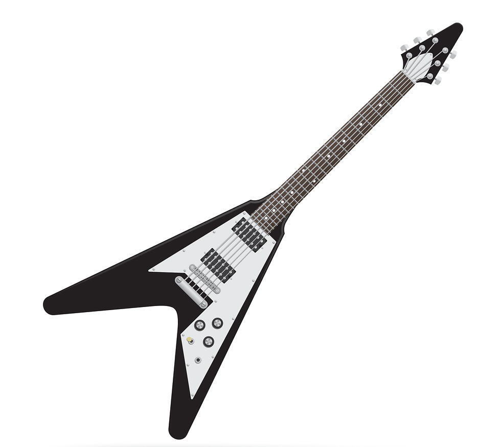 Гитара Gibson Flying V. Фото: shutterstock (צילום: shutterstock) Гитара Gibson Flying V. Фото: shutterstock