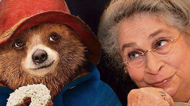 Nehama Rivlin shares a moment with Paddington Bear 