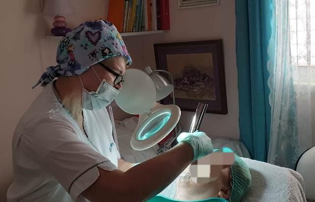 Катя Навэ за работой (Фото: Катя Наве) Катя Навэ за работой