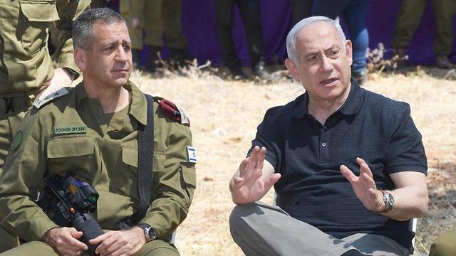 Netanyahu with IDF Chief of Staff Aviv Kochavi