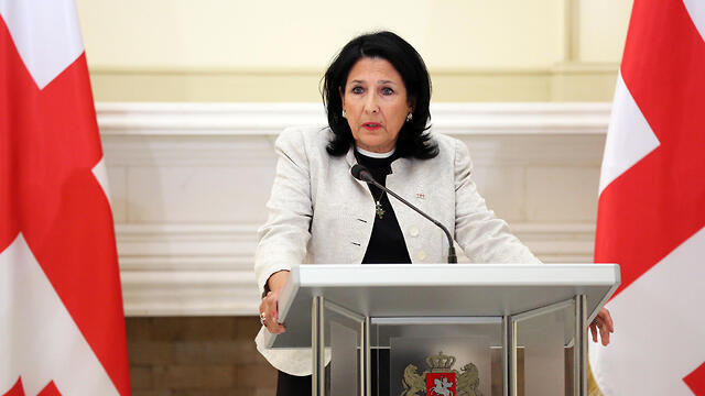 Президент Грузии Саломе Зурабишвили. Фото: ЕРА (צילום: EPA) Президент Грузии Саломе Зурабишвили. Фото: ЕРА