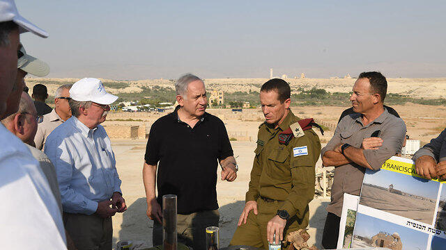 Prime Minister Netanyahu and John Bolton visit Jordan Valley 