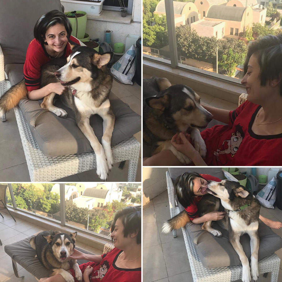 Ширан Грос со своим любимцем Джои. Фото: личный архив (Фото предоставлено Ширан Грос ) Ширан Грос со своим любимцем Джои. Фото: личный архив