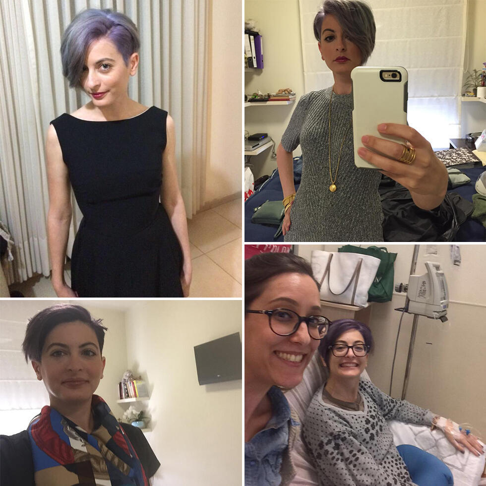 Посты Ширан на разных стадиях лечения (Фото предоставлено Ширан Грос) Посты Ширан на разных стадиях лечения