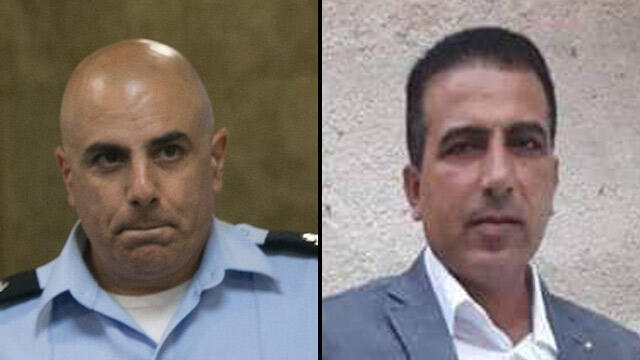 Генерал-майор полиции Моше Баркат, Махмуд Катусе. Фото: Охад Цвайгенберг