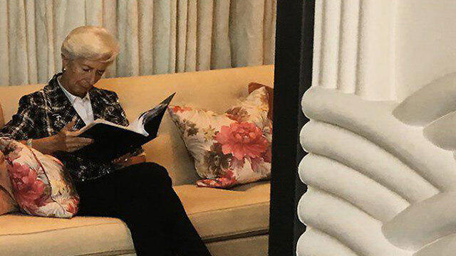 IMF chief Christine Lagarde in Bahrain, June 25, 2019