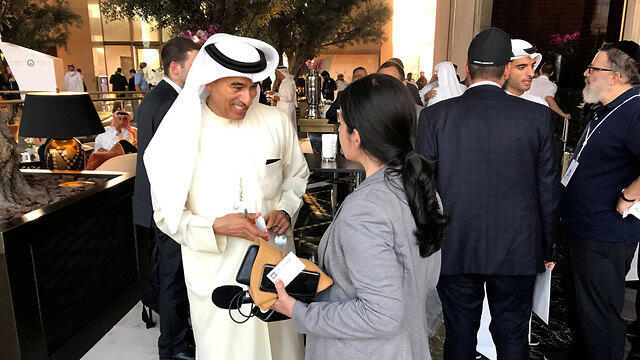 UAE businessman Mohamed Alabbar at this week's economic workshop in Bahrain (צילום: רויטרס) UAE businessman Mohamed Alabbar at this week's economic workshop in Bahrain