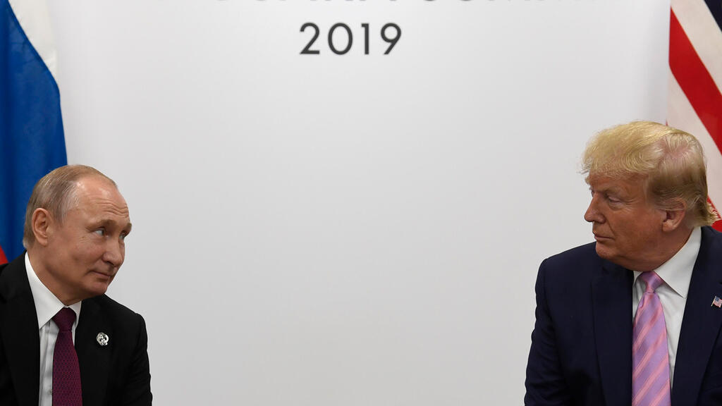 דונלד טראמפ ולדימיר פוטין מפגש פסגה פסגת G20 יפן