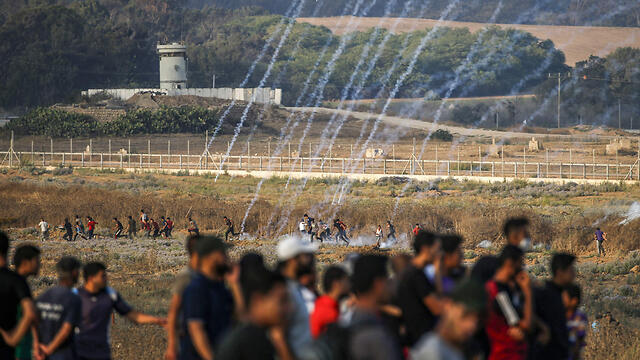 Weekly riots along the Israel-Gaza border