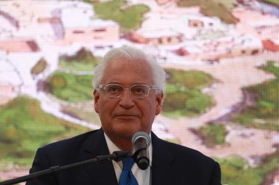 U.S. Ambassador David Freidman at inauguration of archiological site in e. Jerusalem